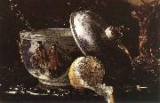 Willem Kalf Still Life with a Nautilus Cup oil
